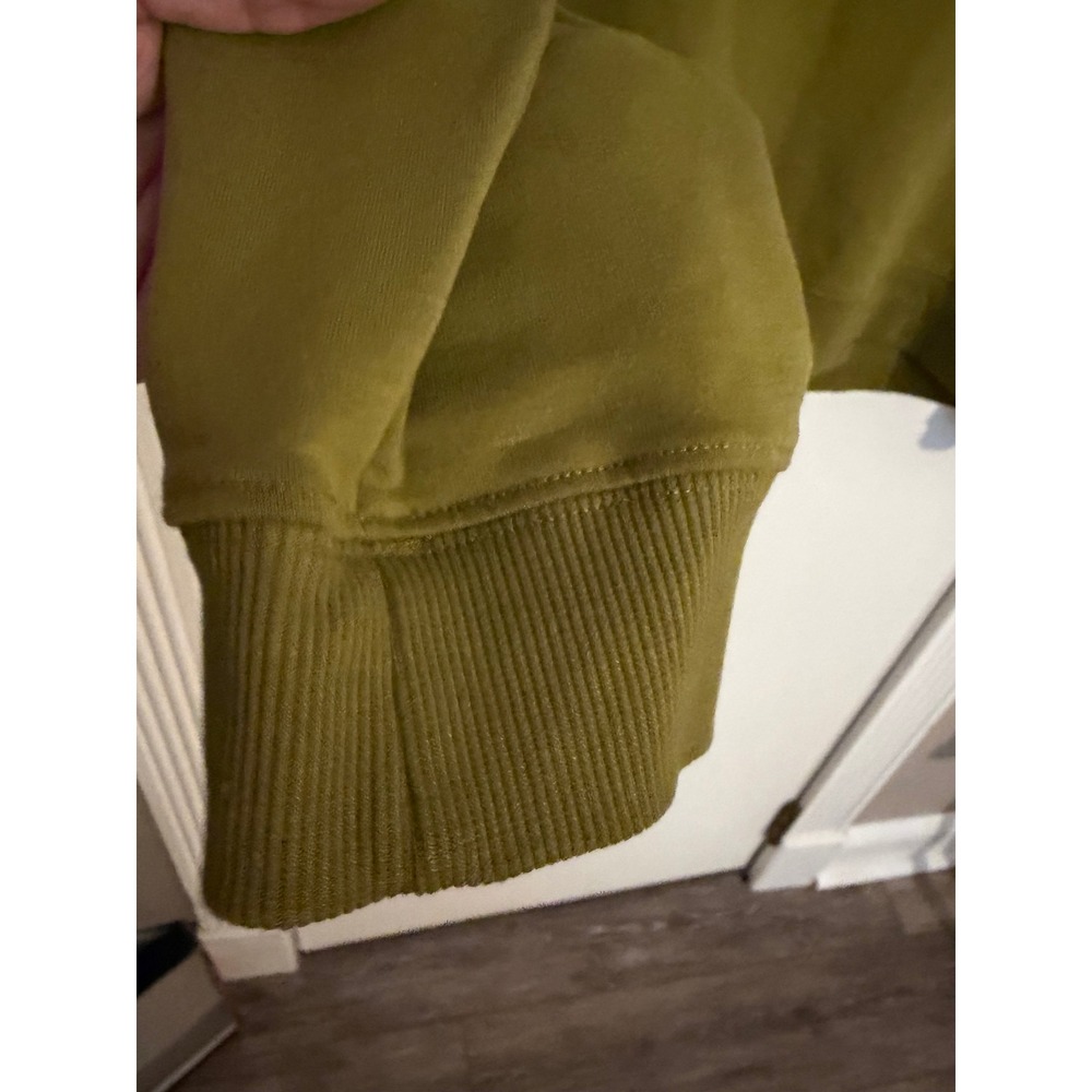 All in Motion Olive Green Crewneck Sweatshirt Womens Large Performance Pullover - Picture 3 of 6